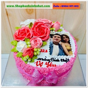 Bánh Sinh Nhật In Hình Ảnh - H615